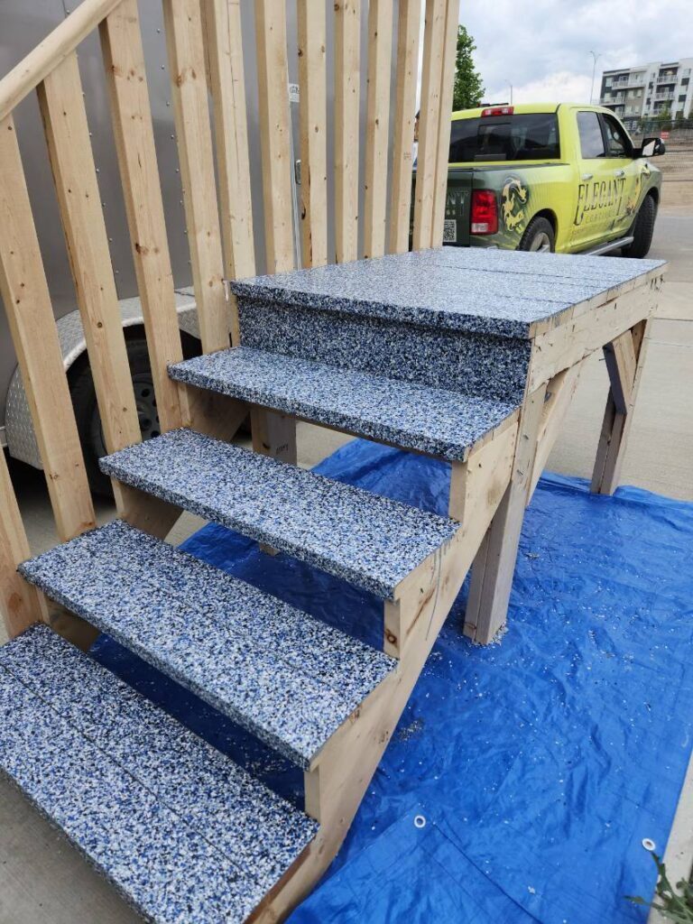 epoxy stairs coating
