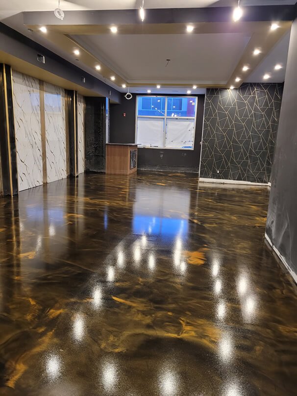 Durable and Stylish Epoxy Metallic Flooring