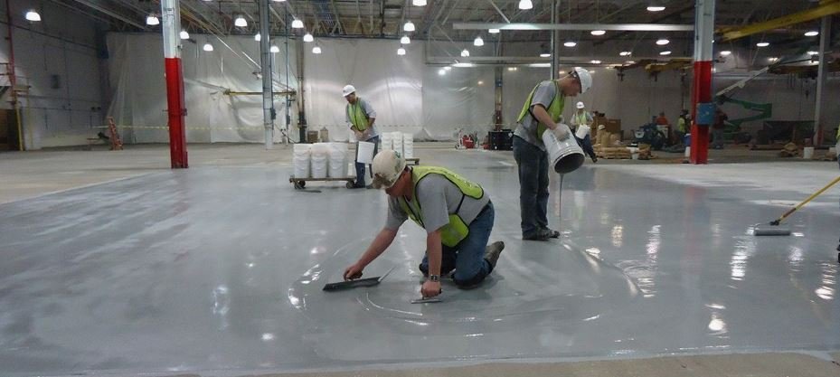 Epoxy Floor Coatings in Industrial Setting