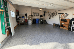 garage epoxy flake flooring