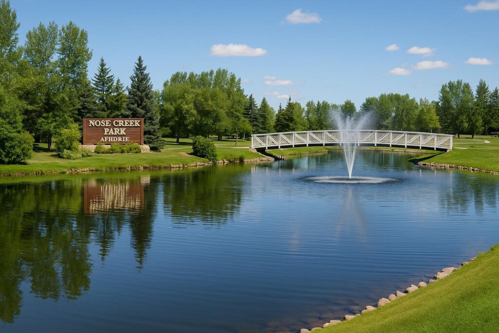 Airdrie Airdrie Epoxy Floor nose creek park
