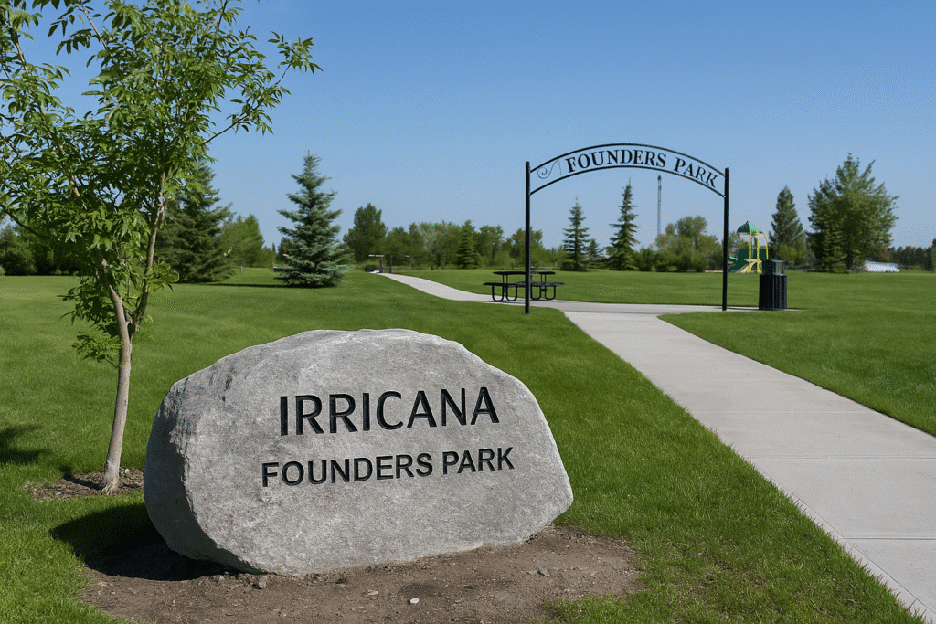 Irricana Epoxy Floor - Founders Park